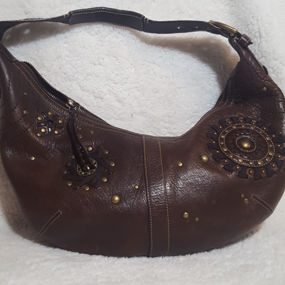 Coach Brown Leather Mia Hobo